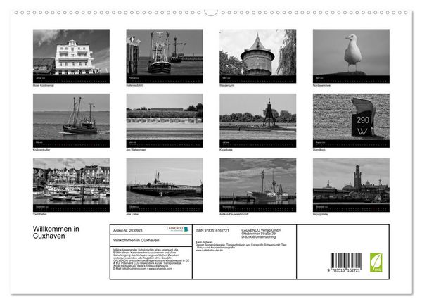 Produktbild: Willkommen in Cuxhaven (hochwertiger Premium Wandkalender 2026 DIN A2 quer), Kunstdruck in Hochglanz
