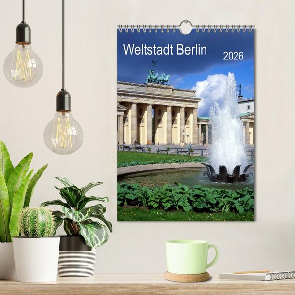 Produktbild: Weltstadt Berlin (Wandkalender 2026 DIN A4 hoch), CALVENDO Monatskalender