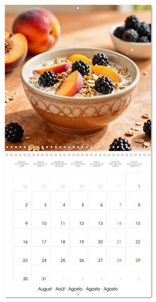 Produktbild: The Art of Muesli - A Year of Beautiful Breakfast Bowls (Wall Calendar 2027 12 &times; 12 Inch) CALVENDO 12 Month Wall Calendar