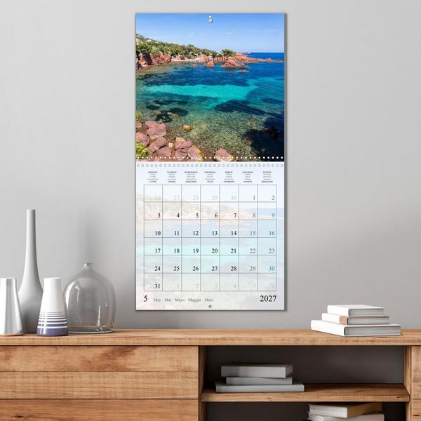 Produktbild: Calanques Coins de Paradis (Calendrier mural carr&eacute; 2027 30x30 cm) Calendrier double avec une page pour vos prises de notes