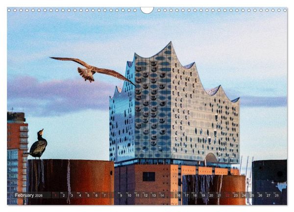 Produktbild: Hamburg perspectives (Wall Calendar 2026 DIN A3 landscape), CALVENDO 12 Month Wall Calendar