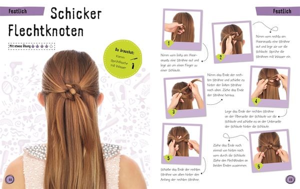 Produktbild: Z&ouml;pfe, Knoten, Flechtfrisuren