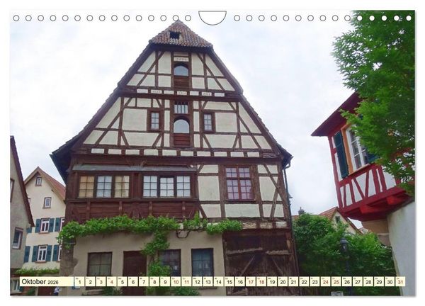 Produktbild: Unterwegs in Besigheim (Wandkalender 2026 DIN A4 quer), CALVENDO Monatskalender