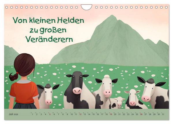 Produktbild: Friedensboten - Stimmen der Hoffnung (Wandkalender 2026 DIN A4 quer), CALVENDO Monatskalender