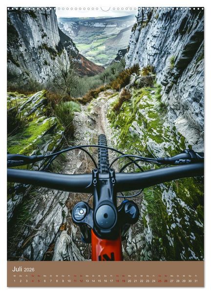 Produktbild: Freeride Adrenalin (hochwertiger Premium Wandkalender 2026 DIN A2 hoch), Kunstdruck in Hochglanz