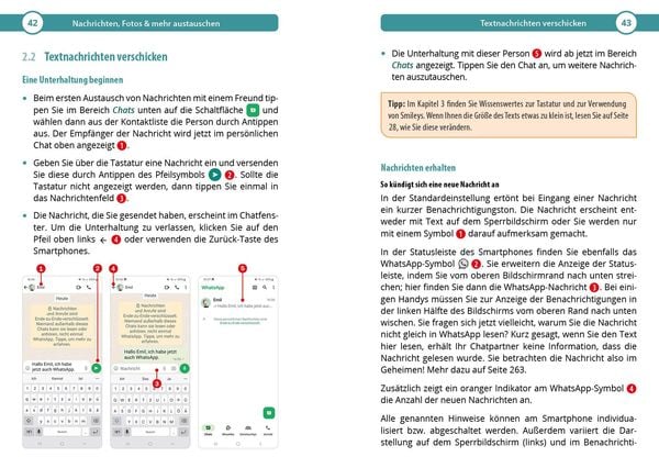 Produktbild: WhatsApp wirklich einfach erkl&auml;rt - Die verst&auml;ndliche Anleitung f&uuml;r Android-Ger&auml;te wie Samsung, Xiaomi, Poco, Oppo, OnePlus etc.