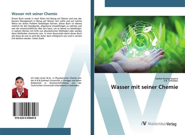 Wasser mit seiner Chemie, Taschenbuch von Sanket Kumar Saxena , V. K. Chhibber, AV Akademikerverlag, 9786200098498
