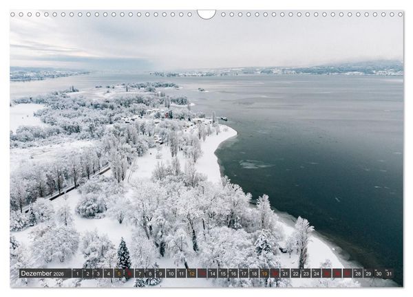 Produktbild: Die Halbinsel Mettnau - Erholungsort im Bodensee (Wandkalender 2026 DIN A3 quer), CALVENDO Monatskalender