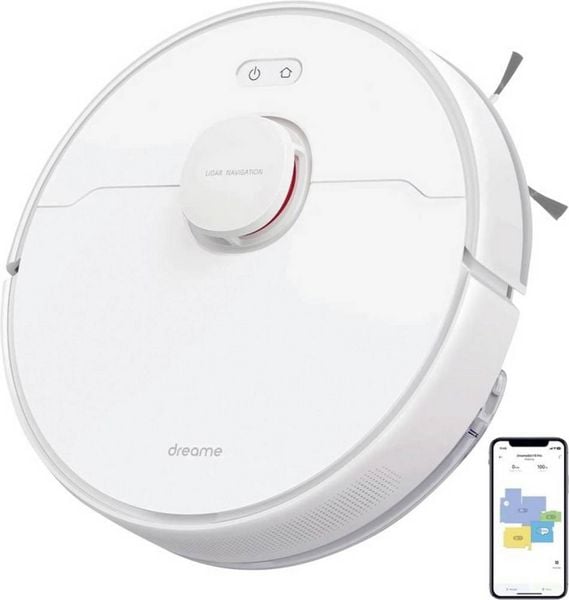 Produktbild: Dreame F9 Pro Saug-und Wischroboter Wei&szlig; App gesteuert, inkl. Akku