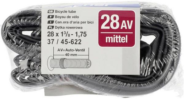 Produktbild: FISCHER FAHRRAD 85098 Fahrradschlauch 28 Zoll Autoventil (AV)