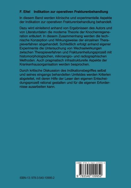 Produktbild: Indikation zur operativen Frakturenbehandlung