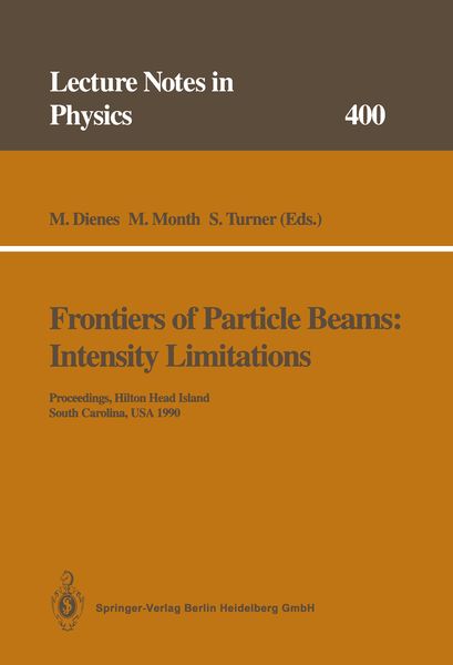 Produktbild: Frontiers of Particle Beams: Intensity Limitations