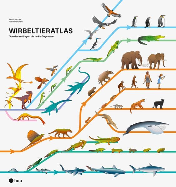Wirbeltieratlas, Gebundene Ausgabe von Arthur Escher , Robin Marchant, Hep verlag, 9783035524024