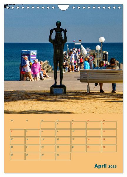 Produktbild: Ostseebad K&uuml;hlungsborn Terminplaner (Wandkalender 2026 DIN A4 hoch), CALVENDO Monatskalender