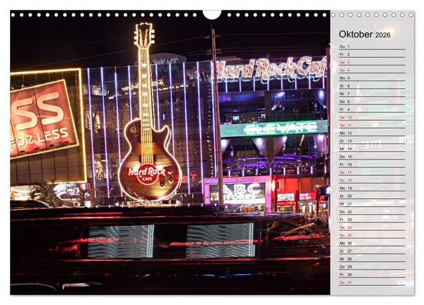 Produktbild: Las Vegas - Die bunte Welt der Casinos (Wandkalender 2026 DIN A3 quer), CALVENDO Monatskalender