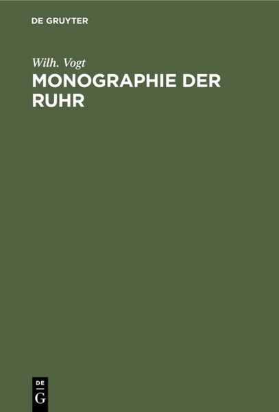 Produktbild: Monographie der Ruhr
