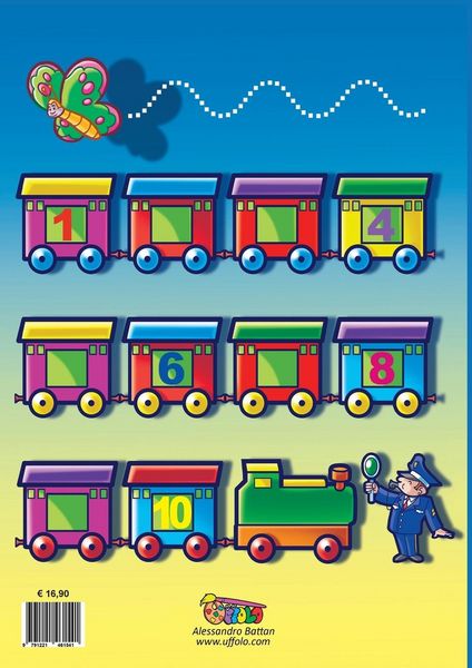 Produktbild: Number tracing book for preschoolers