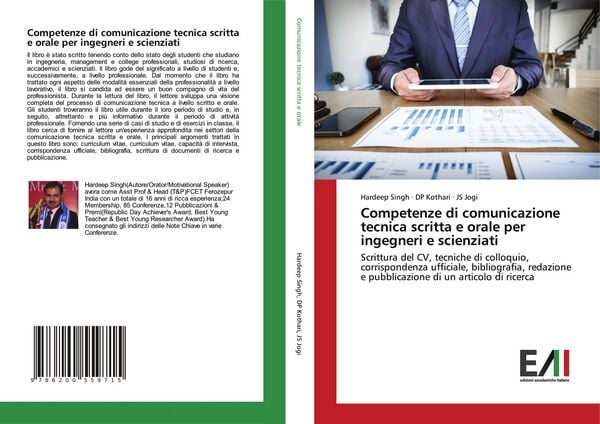 Produktbild: Competenze di comunicazione tecnica scritta e orale per ingegneri e scienziati