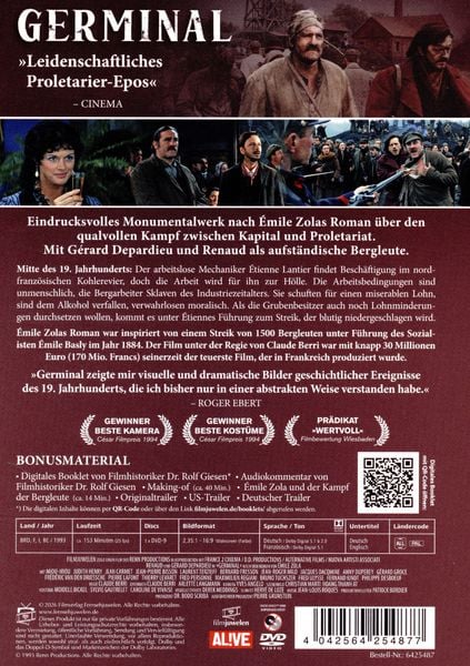 Produktbild: Germinal (Filmjuwelen)