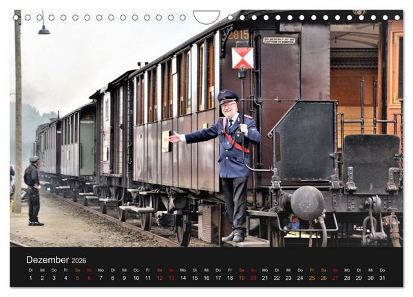 Produktbild: Dampflok-Nostalgie - 2026 schwergewichtige Lokomotiven (Wandkalender 2026 DIN A4 quer), CALVENDO Monatskalender