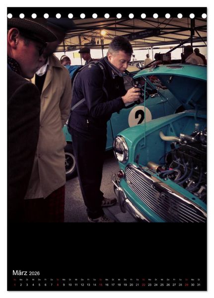 Produktbild: MotorSchau Goodwood Revival (Tischkalender 2026 DIN A5 hoch), CALVENDO Monatskalender