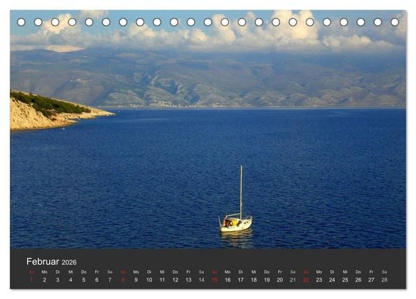Produktbild: Magisches Kroatien (Tischkalender 2026 DIN A5 quer), CALVENDO Monatskalender