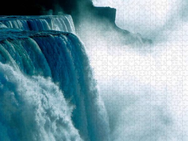 Produktbild: CALVENDO Puzzle Niagaraf&auml;lle - American Falls und Horseshoe Fall | 1000 Teile Lege-Gr&ouml;&szlig;e 64x48cm Foto-Puzzle f&uuml;r gl&uuml;ckliche Stunden