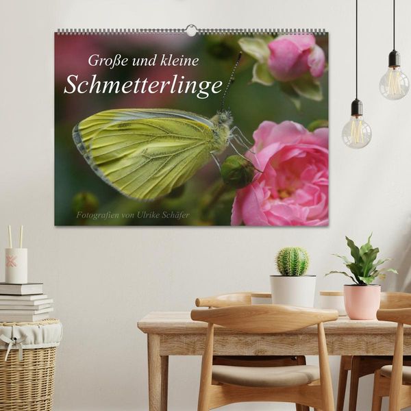 Produktbild: Gro&szlig;e und kleine Schmetterlinge (Wandkalender 2026 DIN A2 quer), CALVENDO Monatskalender