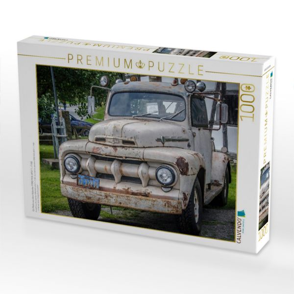 Produktbild: CALVENDO Puzzle Ein Motiv aus dem Kalender FORD PICK-UPS F 1 - F 100 | 1000 Teile Lege-Gr&ouml;&szlig;e 64x48cm Foto-Puzzle f&uuml;r gl&uuml;ckliche Stunden