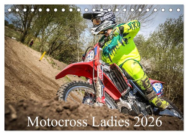 Produktbild: Motocross Ladies 2026 (Tischkalender 2026 DIN A5 quer), CALVENDO Monatskalender