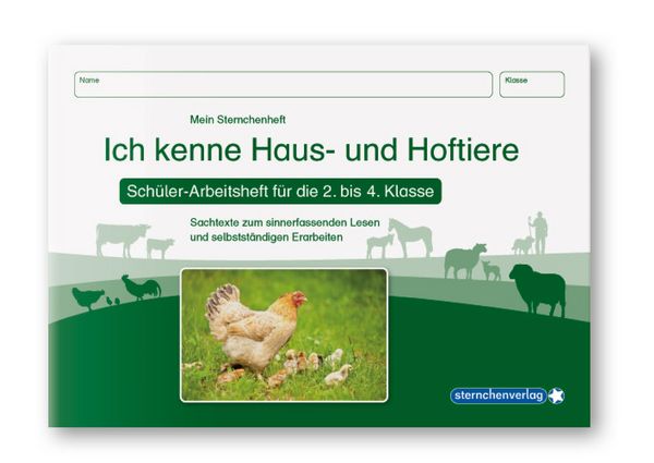 Produktbild: Ich kenne Waldtiere / Haus- und Hoftiere / Insekten und Spinnen. 3 Schülerarbeitshefte im Kombi für die 2. bis 4. Klasse