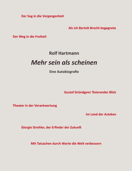 Produktbild: Mehr sein als scheinen