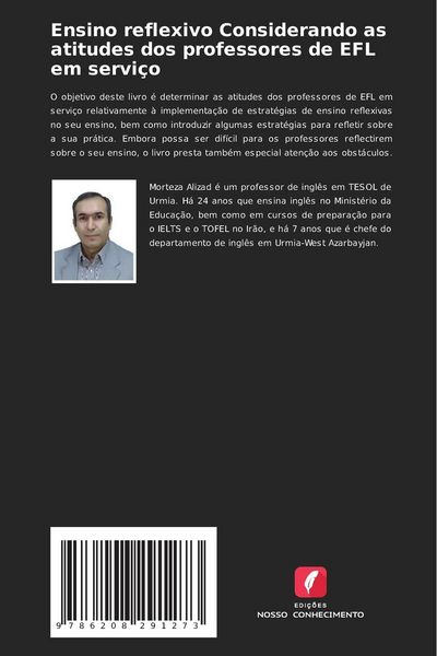 Produktbild: Ensino reflexivo Considerando as atitudes dos professores de EFL em servi&ccedil;o