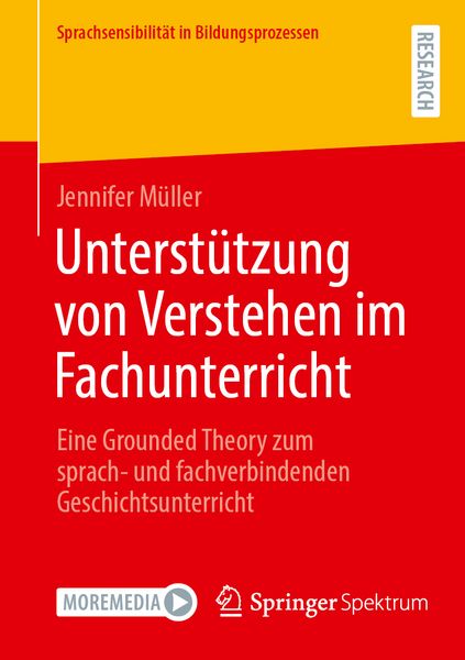 Produktbild: Unterst&uuml;tzung von Verstehen im Fachunterricht