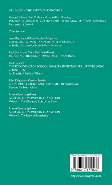 Produktbild: African Economies in Transition