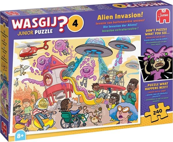 Wasgij Junior 4 - Die Invasion der Aliens! (240 Teile)