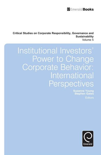 Produktbild: Institutional Investors' Power to Change Corporate Behavior