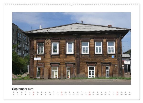 Produktbild: Holzh&auml;user in Irkutsk (Wandkalender 2026 DIN A2 quer), CALVENDO Monatskalender