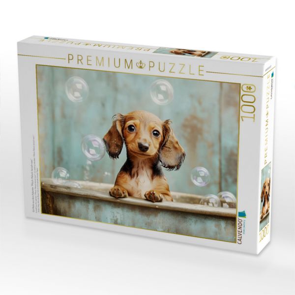 Produktbild: CALVENDO Puzzle Ein Motiv aus dem Kalender "Plitsch, Platsch, tierisch nass" | 1000 Teile Lege-Gr&ouml;&szlig;e 64x48cm Foto-Puzzle f&uuml;r gl&uuml;ckliche Stunden