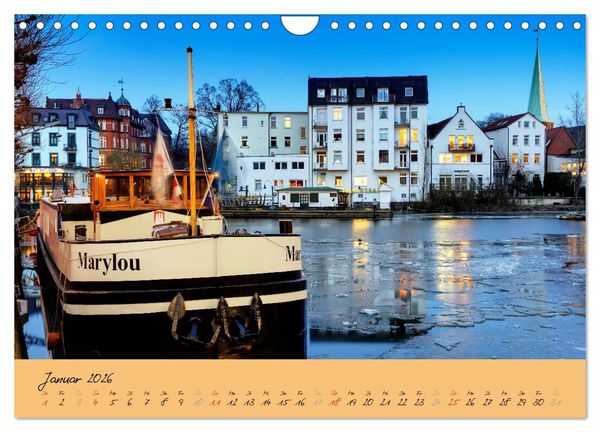 Produktbild: Bergedorf Hamburgs Perle an der Bille (Wandkalender 2026 DIN A4 quer), CALVENDO Monatskalender