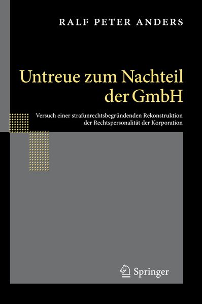 Produktbild: Untreue zum Nachteil der GmbH