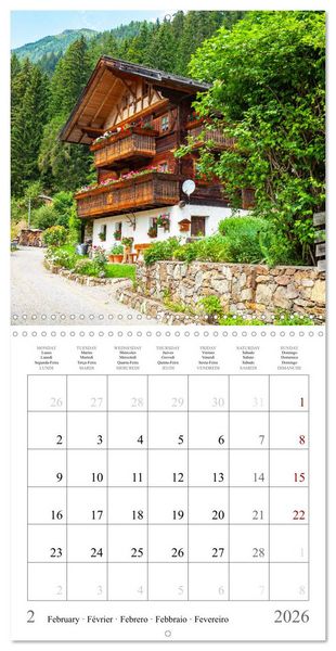 Produktbild: Beautiful old farmhouses (Wall Calendar 2026 12 &times; 12 Inch) CALVENDO 12 Month Wall Calendar