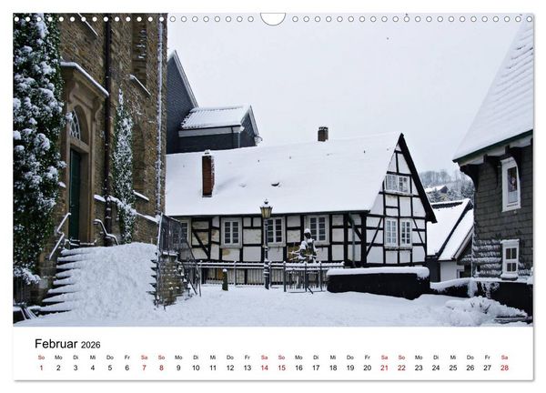 Produktbild: Velbert - Stadt der Schl&ouml;sser und Beschl&auml;ge (Wandkalender 2026 DIN A3 quer), CALVENDO Monatskalender