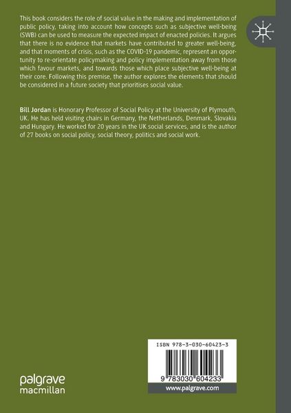 Produktbild: Social Value in Public Policy