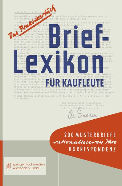 Produktbild: Brief-Lexikon f&uuml;r Kaufleute
