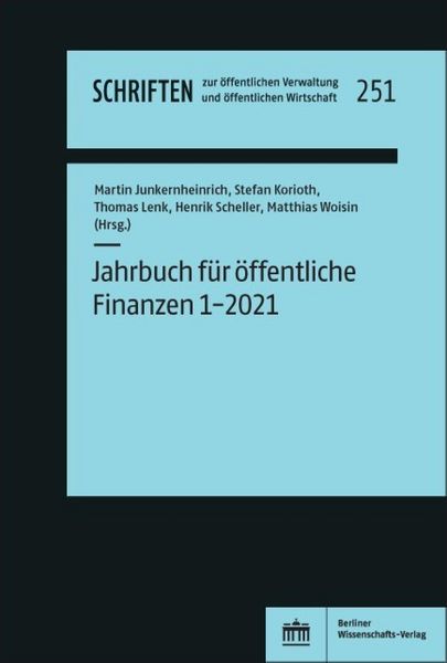 Produktbild: Jahrbuch f&uuml;r &ouml;ffentliche Finanzen (2021) 1