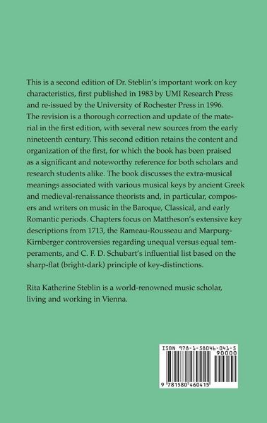 Produktbild: A History of Key Characteristics in the 18th and Early 19th Centuries