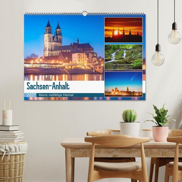 Produktbild: Sachsen-Anhalt - Meine vielf&auml;ltige Heimat (Wandkalender 2027 DIN A2 quer), CALVENDO Monatskalender