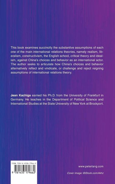 Produktbild: The Rise of China and International Relations Theory