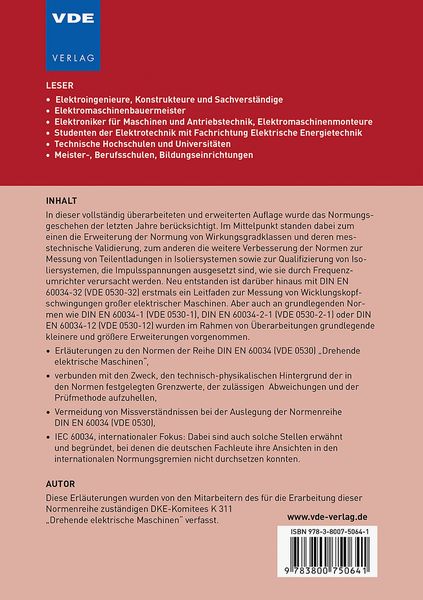 Produktbild: Drehende elektrische Maschinen